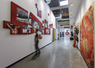 冲浪滑板极限服饰街牌volcom办公室设计